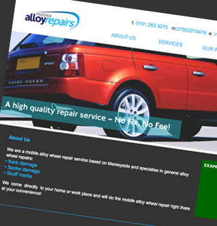 Mobile Alloy Repairs Web Design Project