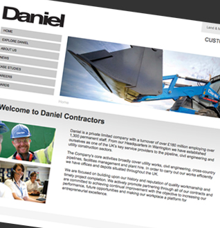 Daniel Contractors Web Design Project