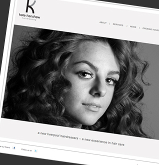 Kate Henshaw Hairdressing Web Design Project